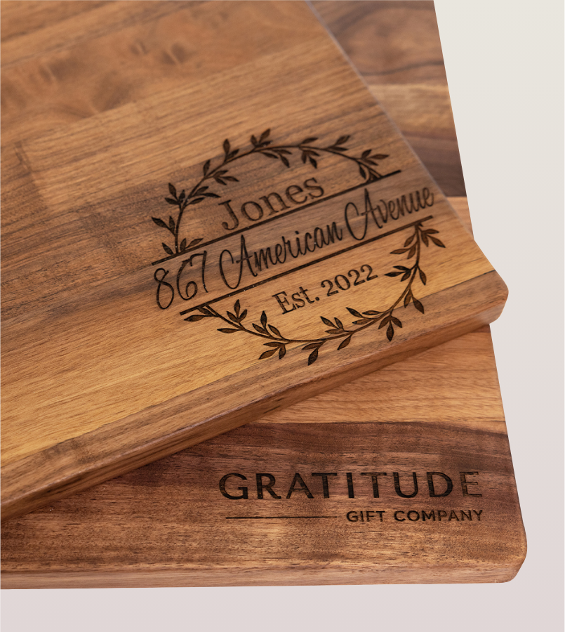 Custom Engraved and Branded Cutting Boards