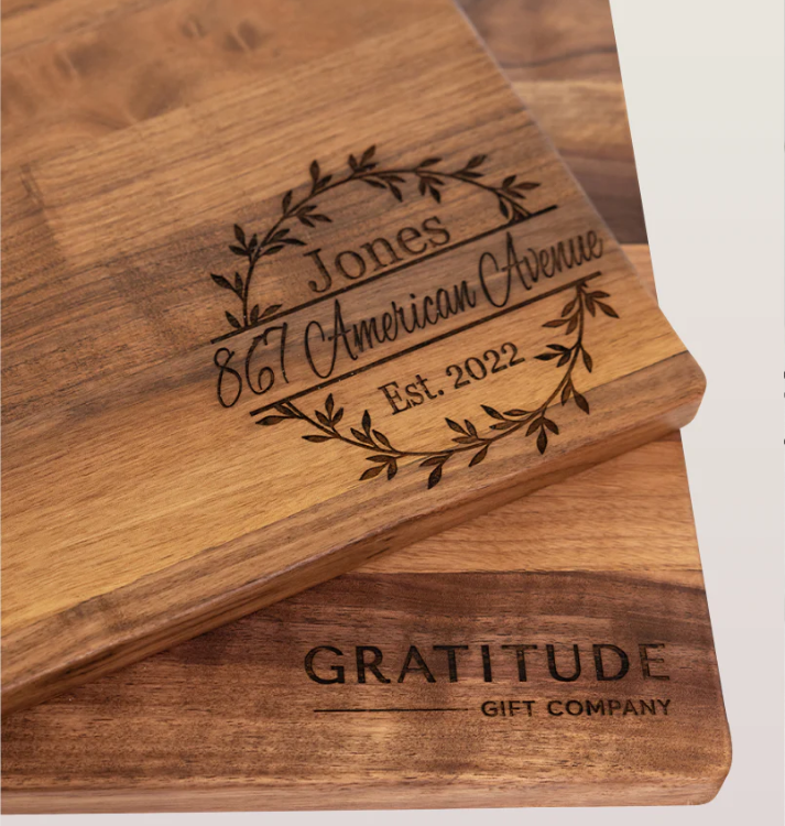 Custom Engraved and Branded Cutting Boards