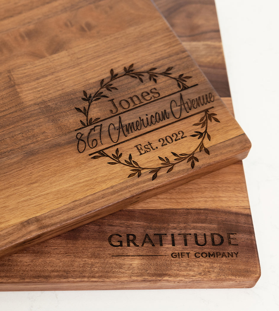 Custom Engraved and Branded Cutting Boards